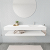 MONDIAZ ALAN 150cm badmeubel solid surface planchet talc Vrijhangende wastafel cloud rechts 1 kraangat kleur talc SW408743 MONDIAZ ALAN 150cm badmeubel solid surface planchet talc Vrijhangende wastafel cloud rechts 1 kraangat kleur talc SW408743