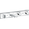 Hansgrohe RainSelect Partie de finition pour robinet de bain encastrable thermostatique 52.7x90cm 2 fonctions Blanc/chrome SW157101 Hansgrohe RainSelect Partie de finition pour robinet de bain encastrable thermostatique 52.7x90cm 2 fonctions Blanc/chrome SW157101