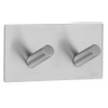 Smedbo BB haak zelfklevende 9cm dubbel mat rvs SW11019 Smedbo BB haak zelfklevende 9cm dubbel mat rvs SW11019