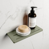 Mondiaz Easy Plancet - 14x31x1.2cm - lavabo pour meuble - solid surface - vert armée SW644665