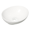 Wiesbaden Barco Waskom ovaal - 40x33x14.5cm - keramiek - glans wit SW72922