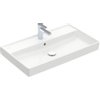 Villeroy & Boch Collaro meubelwastafel onderzijde geslepen 80x47cm met overloop 1 kraangat ceramic+ wit SW358320 Villeroy & Boch Collaro meubelwastafel onderzijde geslepen 80x47cm met overloop 1 kraangat ceramic+ wit SW358320