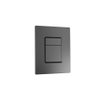QeramiQ Push Metal Thin Bedieningspaneel - voor Grohe Skate - 2 knops - gunmetal thin SW1239433