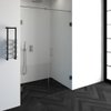 Saniclass Create douchedeur 140x200cm 2-delig profielloos met antikalk en 8mm veiligheidsglas geborsteld RVS SW223777 Saniclass Create douchedeur 140x200cm 2-delig profielloos met antikalk en 8mm veiligheidsglas geborsteld RVS SW223777