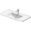 Duravit D-Neo lavabo 100,5x48x17cm 1 trou de robinet rectangulaire Céramique Blanc SW640384