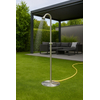 FugaFlow Eccelente Vetro Verplaatsbare Buitendouche - RVS 316 - tuinslang aansluiting - PVD - Geborsteld RVS SW1467988