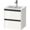 Duravit Ketho.2 meuble sous-lavabo 51x42x54,9cm adapté pour 1 vasque Panneau de particules blanc Mat SW773078