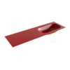 Mondiaz BIG small Fire solid surface inbouw wastafel 150cm rechts SW423454 Mondiaz BIG small Fire solid surface inbouw wastafel 150cm rechts SW423454