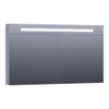 Saniclass Double face spiegelkast 120x70x15cm verlichting geintegreerd rechthoek 2 draaideuren Mat Grijs MDF SW371729 Saniclass Double face spiegelkast 120x70x15cm verlichting geintegreerd rechthoek 2 draaideuren Mat Grijs MDF SW371729