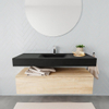 MONDIAZ ALAN 120cm badmeubel onderkast washed oak 1 lade Vrijhangende wastafel cloud midden 1 kraangat kleur urban SW408505 MONDIAZ ALAN 120cm badmeubel onderkast washed oak 1 lade Vrijhangende wastafel cloud midden 1 kraangat kleur urban SW408505
