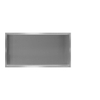Looox BoX niche - 60x30x7cm - encastrée - Inox 2330625