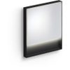 Clou Look at Me miroir – rectangle – 70 x 80 cm – LED indirecte tout autour – Noir mat SW417048