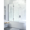 Simpsons Design New badwand 2 delig 106x150cm met scharnieren helder glas SW276778 Simpsons Design New badwand 2 delig 106x150cm met scharnieren helder glas SW276778