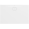 Villeroy & Boch Ecora douchebak - 120x80x3.5cm - afvoer lange zijde - stone white (wit) SW1558992