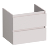 BRAUER Joy Meuble sous-lavabo 60 2 tiroirs softclose - sans poignées - 1 découpe pour siphon - sable mat SW1201144