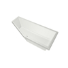 Xenz Society Hoekbad - 170x75x48 - afvoer Midden - Rechts - Compact - acryl - wit mat SW102930