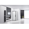 Van Rijn Products ST04 Cabine d'angle - 90x100x200cm - verre clair - épaisseur 6mm - noir SW890290
