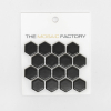 SAMPLEAMH23317 The Mosaic Factory Barcelona mosaïque 2.3x2.6x0.5cm pour mur et sol pour intérieur et extérieur Hexagone Céramique Noir SW861975