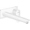 Hansgrohe Talis e 1 greeps wastafelkraan wand mkraan plaat - voorsprong 225 mm - afvoerplug - mat wit SW297642