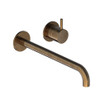 Hotbath Cobber Afbouwdeel - voor wastafelkraan - 25cm uitloop - Living colours - verweerd messing verouderd goud SW229718