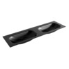Mondiaz BIG small Urban solid surface inbouw wastafel 160cm dubbel SW424902 Mondiaz BIG small Urban solid surface inbouw wastafel 160cm dubbel SW424902