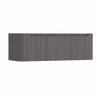 H&R Badmeubelen Juice Wastafelonderkast - 120x45x40cm - linkerhoek afgerond - 1 lade - geïntegreerde greep - Wenge SW1110106