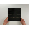 ÉCHANTILLON Terravito Pavero carreau mural - 7.5x30cm - 8.6mm - Rectangulaire - Noir mat SW736214