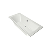 Xenz Robijn Baignoire duo - 180x80x48 - bonde centrale - acrylique - blanc mat SW378297