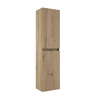Saniclass Vita Armoire haute - 140x35x27cm - 2 portes - chêne rustique SW1413863