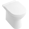 Villeroy & Boch O.novo staand bidet - met overloop - 1 kraangat CeramicPlus - White Alpine (glans wit) 0124161