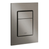 Grohe Skate cosmopolitan 2-knops S-size bedieningsplaat hard graphite geborsteld TWEEDEKANS OUT9021 Grohe Skate cosmopolitan 2-knops S-size bedieningsplaat hard graphite geborsteld TWEEDEKANS OUT9021