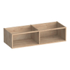 BRAUER Flourish colonne latérale - 119x30x45,5cm - avec 2 compartiments de rangement Forest Wheat SW445682