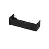 INK Wastafelonderkast - 140x45x37.6cm - 1 lade - push to open - met recht opdekfront - MDF lak - Mat zwart SW439290