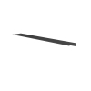 Hotbath &MORE Planchet - 80cm - inclusief bevestigings rails - PVD - geborsteld zwart SW1245964