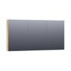 BRAUER Impress Deluxe armoire de toilette – 139 x 70 x 15 cm – LED directe – Forest Tan SW371772