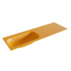Mondiaz BIG small Ocher solid surface inbouw wastafel 140cm links SW432135 Mondiaz BIG small Ocher solid surface inbouw wastafel 140cm links SW432135