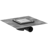 Hansgrohe RainDrain Spot Doucheput - 15x15cm - brushed stainless steel SW1590453