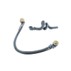 Fortifura Calvi badafvoercombinatie - met draaibediening - PVD - geborsteld messing (goud) SW696226