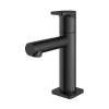 Hotbath Gal Fonteinkraan - opbouw - uitloop - 8.5cm - koudwaterkraan - PVD - geborsteld gunmetal antraciet SW656062