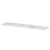 INK Topdeck Wastafelblad - 180x45x1cm - tbv onderkast - zonder uitsparing - Keramiek - Statuario glossy SW693135
