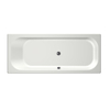 Xenz Aruba Baignoire - 190x80x48 - bonde Centrale - acrylique - blanc mat SW103137