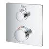 Grohe Grohtherm Partie de finition pour robinet de bain encastrable thermostatique avec inverseur douche et bec déversoir rectangulaire Chrome SW236919 Grohe Grohtherm Partie de finition pour robinet de bain encastrable thermostatique avec inverseur douche et bec déversoir rectangulaire Chrome SW236919