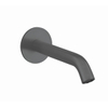 Crosswater 3ONE6 Baduitloop inbouw - uitloop 15cm - wand - slate gunmetal (antraciet) SW928106
