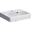 Geberit Smyle Square lave-mains avec trou de robinet avec trop-plein 45x36x16cm blanc 500222011 SW417605