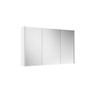 FugaFlow Eccelente Arredo miroir salle de bain armoire de toilette - 100x63x16cm - comprenant des panneaux latéraux - blanc mat SW1125328