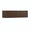 H&R Badmeubelen Juice Wastafelonderkast - 160x45x40cm - rechterhoek afgerond - 2 lades - geïntegreerde greep - coffee SW1490675