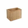 Adema Cadence Meuble sous-lavabo - 60x55x40cm - peu profond - 2 portes - sans poignées - chêne rustique SW1475753