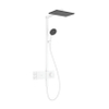 Hansgrohe Raindance alive Showerpipe - 210/340 2jet - ecosmart - thermostatische m.wit - thermostaat - mat wit SW1387875