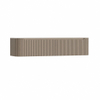 H&R Badmeubelen Juice Wastafelonderkast - 180x45x40cm - afgeronde hoeken - 3D-front - 2 lades - geïntegreerde greep - olive SW1259557