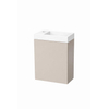 Nemo Durma Fonteinkastset - 40x20x50cm - 1 deur - links - 1 kraangat - links - Taupe SW1580342